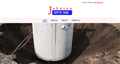 Desktop Screenshot of johnsonseptictank.com